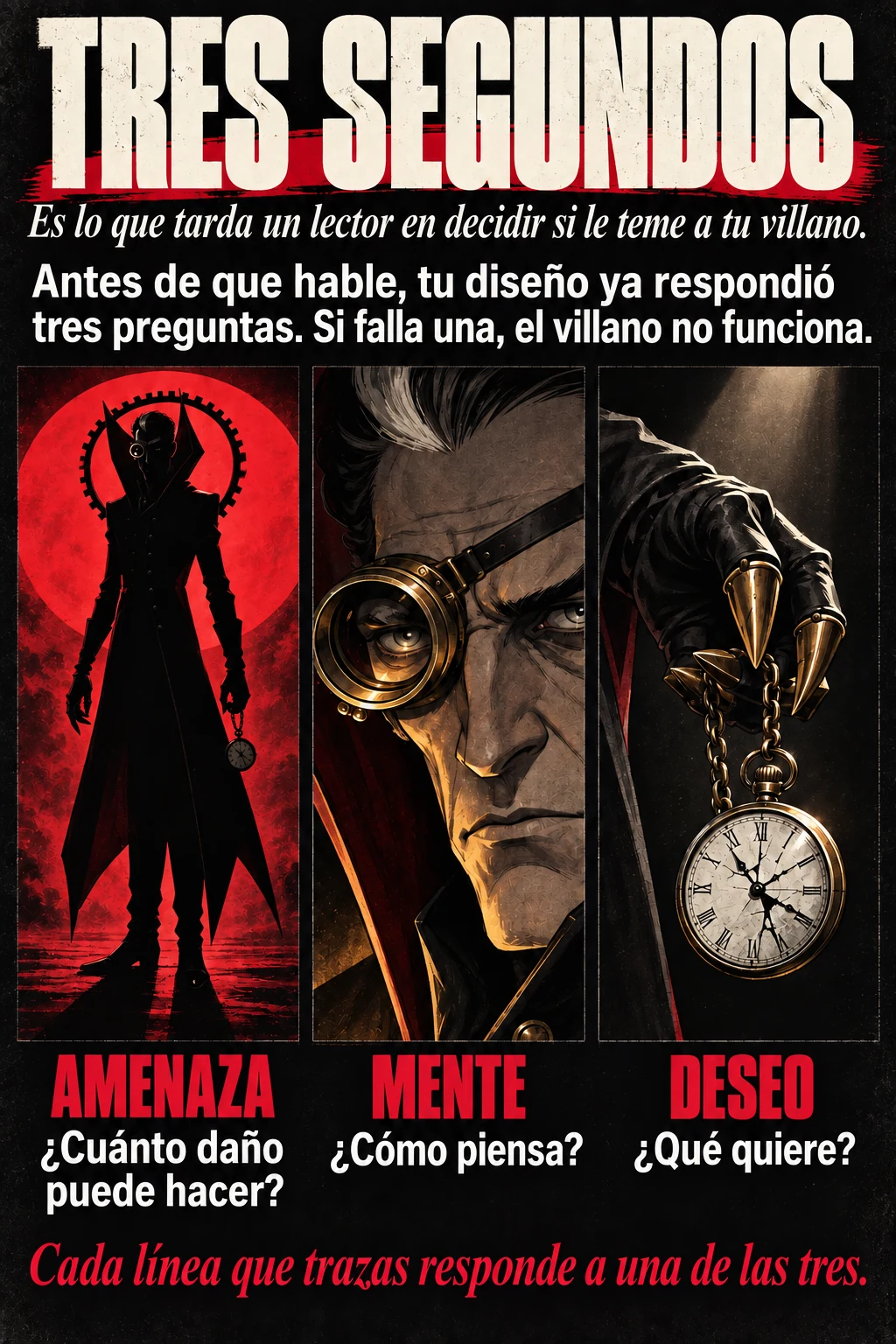 Villanos, hoja 2 de 32: Tres segundos